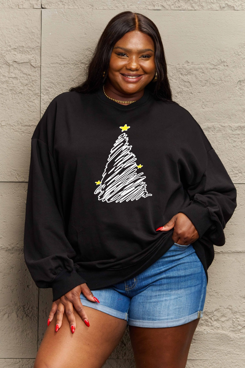 Simply Love Full Size Graphic Sweatshirt