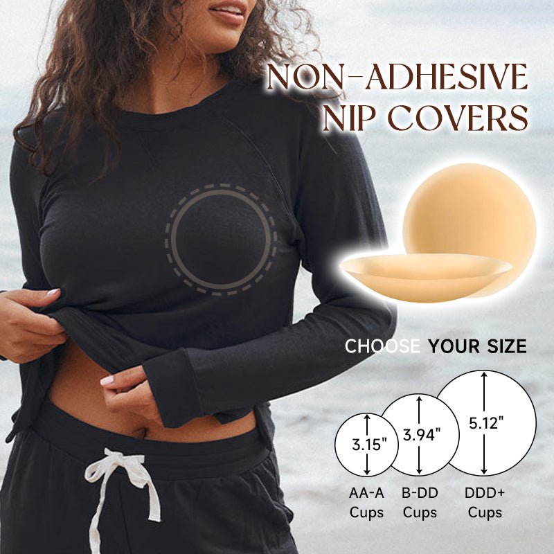LauraCollection®Go Braless! Seamless Non-Adhesive Nip Covers
