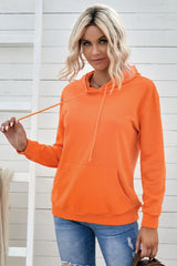 Drawstring Long Sleeve Hoodie