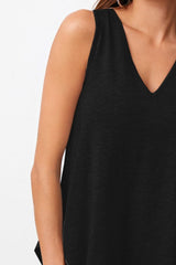 V-Neck Wide Strap Tank