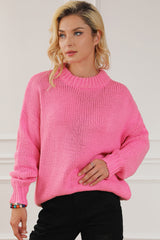 Round Neck Long Sleeve Sweater