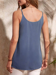 Ruched Scoop Neck Cami