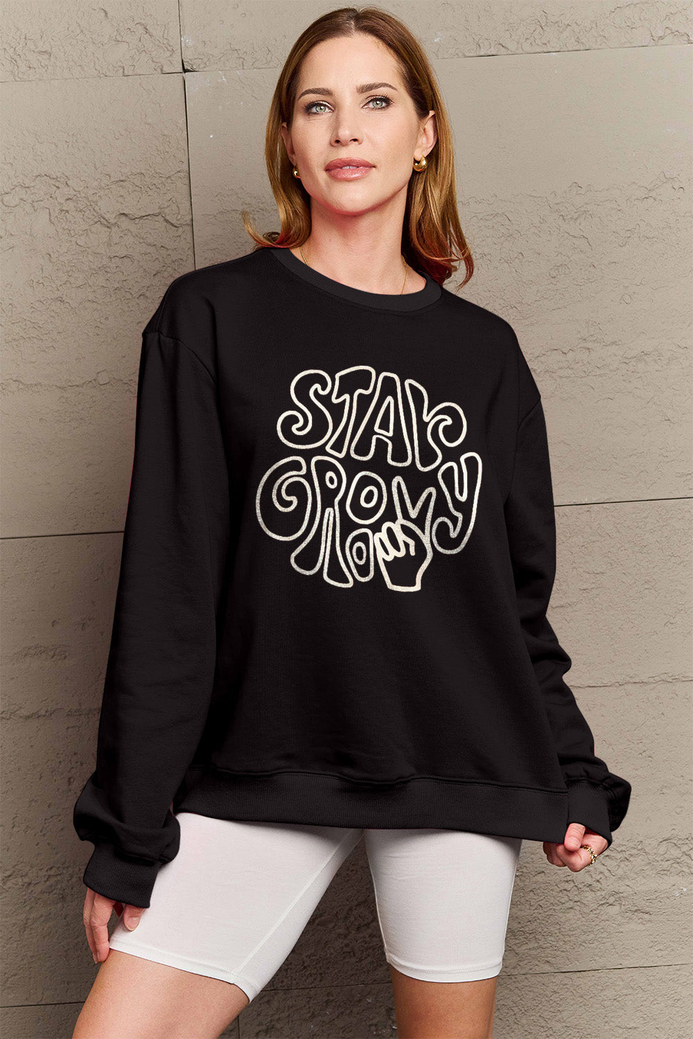 Simply Love Full Size Graphic Sweatshirt