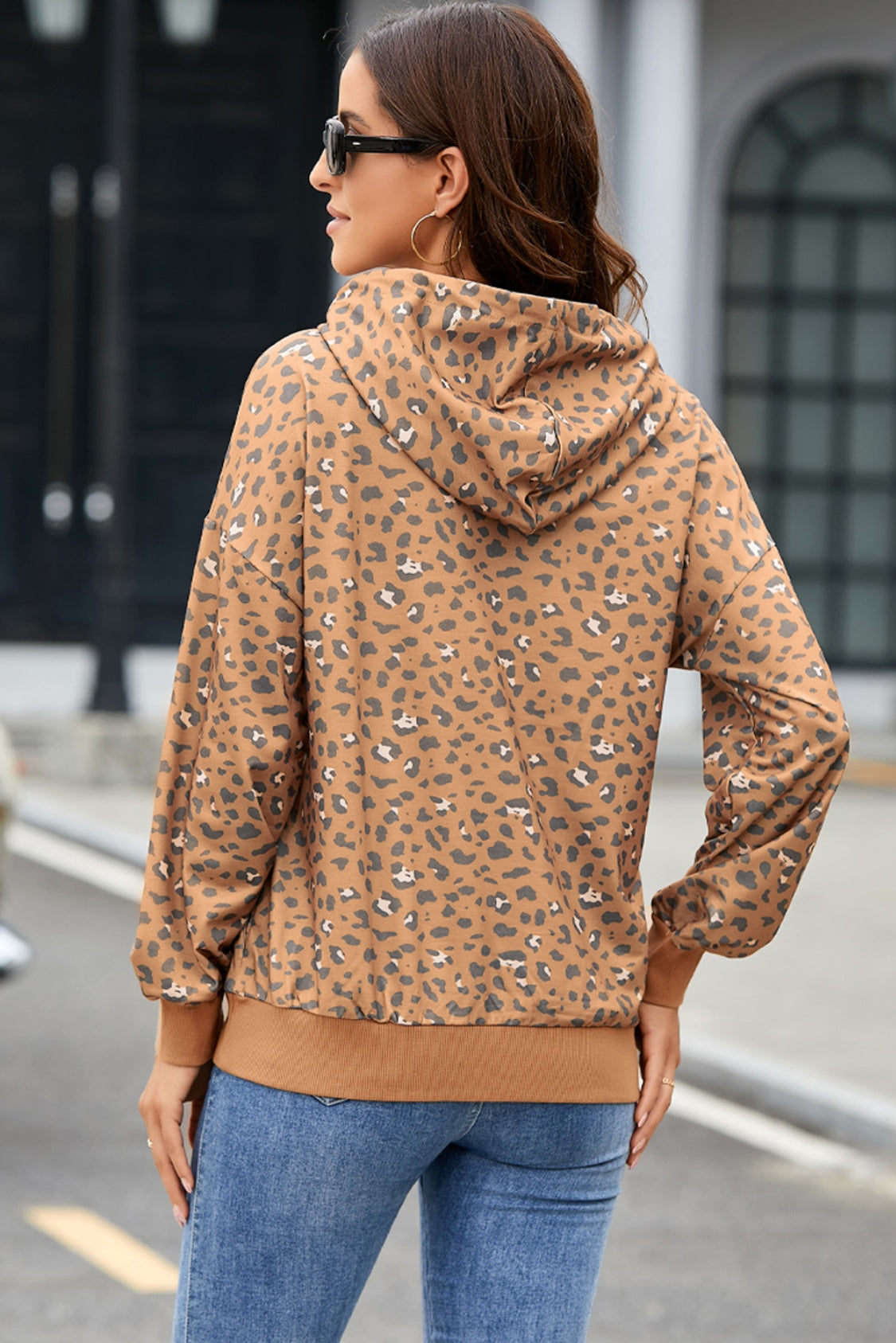 Leopard Long Sleeve Hoodie