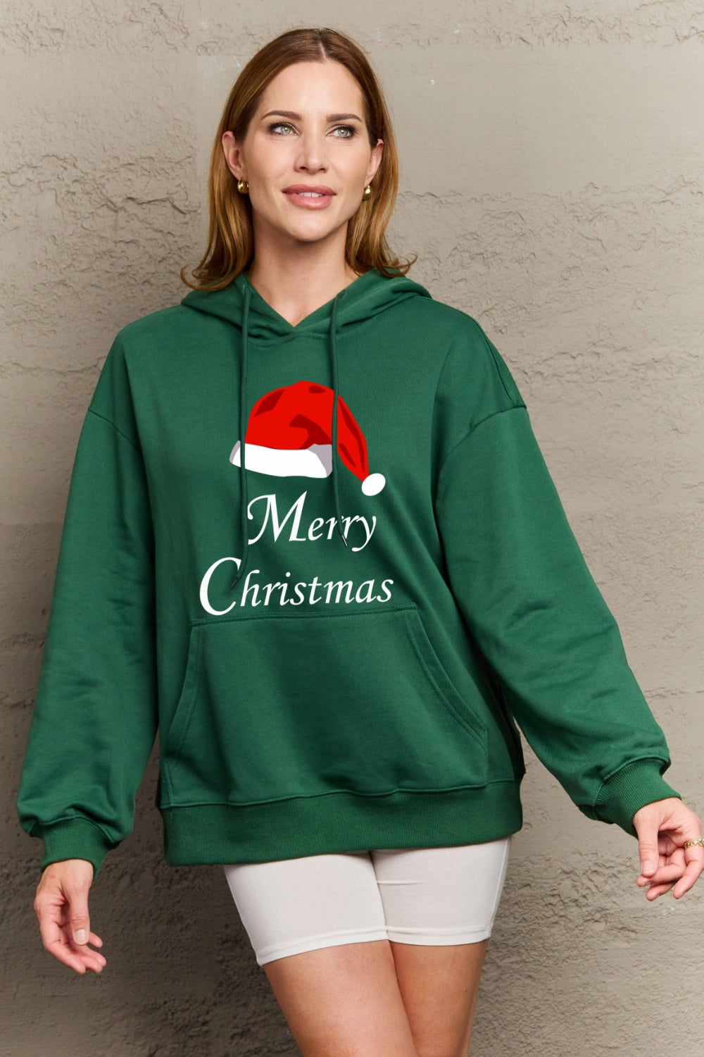 Simply Love Full Size MERRY CHRISTMAS Graphic Hoodie