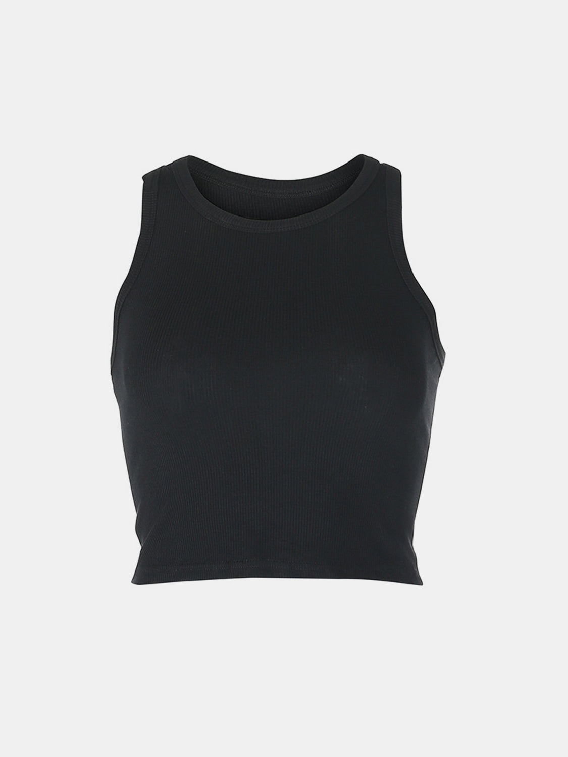 Round Neck Wide Strap Tank