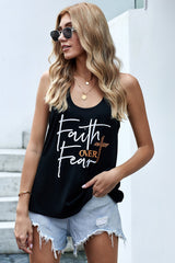 Cross Faith Over Fear Tank