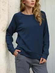 Round Neck Long Sleeve Sweatshirt