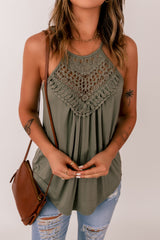 Crochet Lace Detail Tank Top