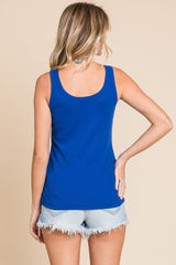 Culture Code Full Size Ribbed Scoop Neck Tank