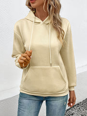 Long Sleeve Front Pocket Hoodie