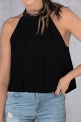 Keyhole Halter Neck Tank