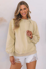 Drawstring Long Sleeve Hoodie