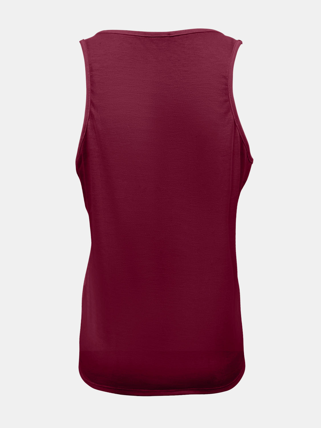 Full Size Quarter Snap Scoop Neck Tank